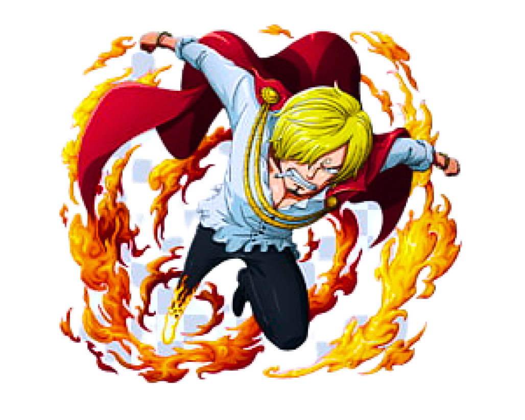 Imagem do Sanji adaptada para celulares